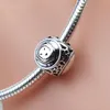 925 Gümüş Fit Pandora Charm 925 Bilezik Kova Yıldız İşaret Zodyak Takımları Set Kolye Diy İnce Boncuk Takı D19414