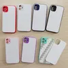 Blank 2D Sublimation Phone Cases for iPhone 13 12 11 Pro Max Mini XR XS X 8 7 Plus مع طباعة نقل حرارة الألومنيوم