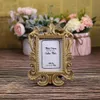 Baroque Photo Frame Wedding Gift Picture Frame Valentine's Day Baroque Elegant Place Card Holder sxaug08