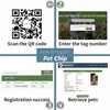 2Piece Pet ID -Tag mit Mikrochip in Hunde- und Katzen -ID wasserdicht