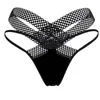 Cross Band Mesh Womens Panties Erotic Lace Underwear For Women Leopard Thongs Sexy Hollow Out Low Waist Bow Seamless Briefs