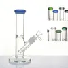 Pipa ad acqua in vetro Bong per narghilè da 8 pollici con downstem e ciotola gratuiti Colori disponibili Bong 18mm Joint Dab Oil Rig Narghilè Heady Recycler