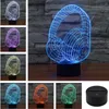 Night Lights AUCD 3D Cartoon Headphones Lamp Colorful Acrylic Home Bedroom Decoration Kids Gift -108