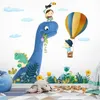 Cartoon Stickers Muraux Pour Chambres D'enfants Mignon Petit Dinosaure Decal Animal Bébé Pépinière Décor À La Maison Art Amovible Y200103