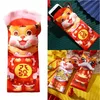 Confezione regalo Busta rossa anno cinese con tracolle Pacchetto porta soldi fortunato per pacchetti di cellulari di caramelle Regalo