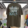 2023 T-shirts Mode T-shirts Galeries Depts Eye Print T-shirts Joint Designer Tshirt Vintage De Wash Lâche Col Rond Chemises Courtes 99P7