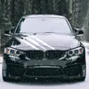 3 ADET Pençe İşaretleri Çıkartması Sticker Araba Far Için Araba Hood Vinil Sticker / Çıkartması Arabalar Için (Siyah) Pegatinas Para Coche için BMW E46