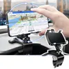 Универсальная панель инструментов автомобиль держатель телефона Easy Clip Mount Stand GPS дисплей кронштейн мобильный телефон Подставка для iPhone Samsung Xiaomi