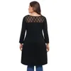 T-Shirt Femme Grande Taille Tunique Asymétrique Tops T-Shirt Femme Chemise Printemps T-Shirt À Manches Longues Femme Irrégulière Surdimensionnée Et Blousant