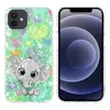 Slim Fit Thin Colorful TPU Soft Cases for iPhone 13 Pro Max 12 Mini 11 XR XS 7 8 Plus SE 2022 Marble Butterfly Shark Elephant Phone Covers