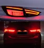 Freio de neblina LED Luz traseira reversa para Mazda 3 Axela Car Montagem da luz traseira 2014-2018 Lâmpada de acesso automático de sinal de giro dinâmico