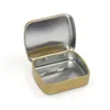 60*47*15 mm groothandel aangepaste mint verpakking vlak scharnierende metalen container tin kas doos