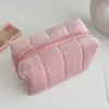 Cosmetic Bags & Cases Plush Storage Bag 2022 Super Fire Female Portable Simple And Large Capacity Cute Kawaii Makeup Toiletry BagCosmetic