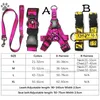 Steg i designerns hund Harness and Leasches Set Classic Letters Pattern Dog Collar Leash Safety Belt för små medelstora stora hundar Cat 7085539