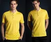 Bahar Lüks hayvan baskı Erkekler Polo Gömlek İş Üst timsah Nakış Polos Gömlek erkek Kısa Kollu Homme büyük boy Yaka Tees tasarımcı markası