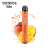 QK Tastefog ilite e vape 펜 공장 일회용 vapes 600 퍼프 LED 플래시 라이트 E 시그 장치 OEM 블루 베리 포도 딸기 수박 얼음 맛 도매