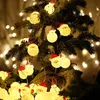 Dizeler LEDS Noel Dize Işıkları Peri Pil Çalışan Kapalı Açık Diya Çelenk Led Aydınlık Stringled