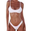 Femme Swimsuit 2022 Swimwear Bikini Set Sexy Beach Swim Fssu de set Push up Plus taille haute taille blanc noir Solid3446044