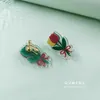 Orecchini con perno elegante semplice dolce acrilico fiore tulipano per le donne Colore creativo clip per orecchio in resina gioielli femminiliStud Farl22