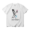 남성 T-셔츠 Arc Twizzy 그래픽 인쇄 Tshirt 반팔 재미 T 셔츠 여름 남성 여성 패션 캐주얼 느슨한 남여 EU 크기 티셔츠