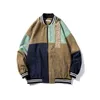 Plus Size 5XL Casual Men's Baseball Corduroy Jacket Autumn Patchwork Embroidery Jackets Men Fashion Coats Outerwear Overcoat T220728