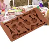 Baking Moulds 10-Cavity Guitar Chocolate Mold Cupcake Candy Making Silicone Soap Molds Gummy MoldsBaking