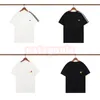 Mens Designer T Shirts Man Womens Color Letter Embroidery Tees High Quality Fashion Short Sleeve Tops Asian Size S-2XL