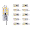 Bulbs G4 24 LEDs Bulb 3W 12V/AC220V 2835SMD Warm/Cold White Chandelier LED Light 360 Beam Angle Replace Halogen LampLED