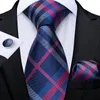 Bow Ties Niebieski czerwony czarny mody marki MARNE MALK SET luksusowa szyja ślubna krawat kieszonkowy kwadratowe spinki do mankietów dla mężczyzn Drop Fier22