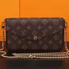 Felicie Pochette Bags Luxury designer handbag Genuine Leather wallet High-quality fashion Ladies shoulder messenger bag louise Purse vutton Crossbody viuton Bag