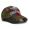 Brodé Skull Cap Hommes Camouflage Chasse Baseball s Style Tactique Casual Cool Papa Chapeau De Pêche Os Casquett 220513