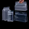 Thick Frosted Transparent Self-supporting Packaging Bag Candy Flower Tea Rice Cat Food Fish Bait Eight-side Sealing Bag