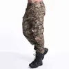 Pantaloni militari tattici di cotone da uomo CP Camouflage Travel SWAT Army Cargo Pantaloni neri Casual EDC Tasche Soldato Pantaloni da combattimento L220706