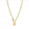 Pendant Necklaces Arrivals Love Pin Lock Necklace For Women Handmade Stainless Steel Chain Fashion Jewelry WholesalePendant Sidn22