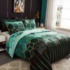 Geometry Duvet Cover Set Nordic Single Double Bed Linen 2 People Bedding Luxury Twin Queen King Quilt and Pillowcase