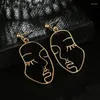 Boucles d'oreilles de visage Ailodo pour lustre en peluche