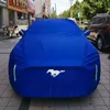 Four Seasons Universal, odporna na wodoodporne okładka na zewnątrz pełne okładka samochodowa Aganist Anti UV Deszcz Śnieg Dopasowanie Forda Mustanga (2015-202222) H220425