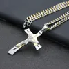 Anhänger Halsketten Ankünfte Frauen Kreuz Halskette Edelstahl Multi-Layer Gold Jesus Für Männer Männlich SchmuckAnhänger