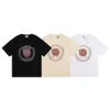 6LMBメンズTシャツ2023新しいファッションブランドRhude Motor Sports Storms Never Last Trendy High Street Loose短袖