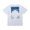 Mens Designer Fashion T Shirt Offs T-Shirt Classic Man Man Women Cotton Thirts Luxury Shorts Shorts Offswhite Tops Tees Back Arrows Paint Off White Tshirts DB3S