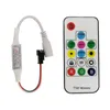 Controllers DC 5V-24V 14Keys SATA USB strömförsörjningsgränssnitt RF Symphony Remote Controller för WS2812 WS2812B WS2811 LED-remsljus