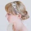 Oro plata diamantes de imitación perlas tocados de novia diadema moda mujer accesorios para el cabello joyería para boda tocado tocado CL0445