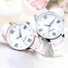 2022 Luxus Mode Lässig Quarz Keramik Uhr Damen Damen Uhr Mädchen Kleid Damen Uhr