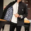 Men's Jackets Mens Bomber Chinese Traditional Clothing For Men 2022 Autumn Winter Jacket TA843