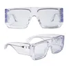 Дизайнерские солнцезащитные очки OMRI013 Лето -стиль Мужские или женские повседневные покупки классические прозрачные солнцезащитные очки для туристических каникул УФ -защита с оригинальной коробкой
