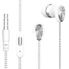 HIFI Kablolu Kulaklık İç Kulaklık Uzak Stereo 3,5mm Kulakbaklar Mikrofon Müzik Kulaklıkları İPhone Samsung Huawei Tüm Akıllı Telefonlar DHL