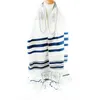 الأوشحة طالبة الصلاة شال إسرائيل 55x180 سم بوليستر تاليل سستة حقيبة تاليس الإسرائيلية الصلاة