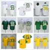 Film Vintage Baseball Jerseys nosi zszyte 33 Josecanseco 34 Rolliefingers 35 Rickeyhenderson All Sced Away Away Away Sport Jersey