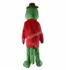 Costumes de mascotte de Crocodile de noël, tenue de personnage de dessin animé de haute qualité, costume de fête à thème d'halloween en plein air, robe unisexe pour adultes