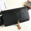 Luxus-Handtaschen für Damen, Designer-Taschen, modische, hochwertige, genarbte Lederkupplung mit Quaste und Kettenklappe, Umhängetasche, Umhängetasche